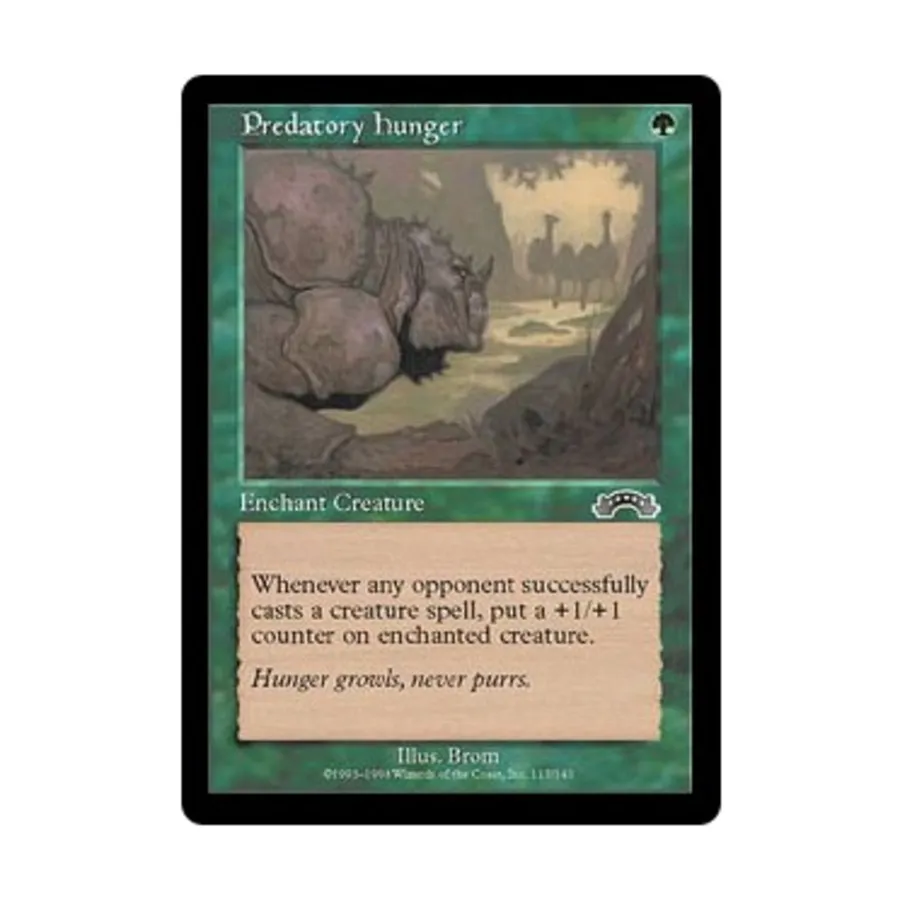 CCG Хищный голод (С), MTG - Exodus
CCG Хищный голод (С), MTG - Exodus