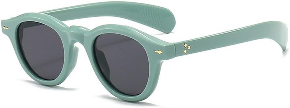 Винтажные овальные солнцезащитные очки для женщин, модные, с прозрачными линзами цвета океана, защита от УФ-излучения UV400; мужские модные, с заклепками, круглые, сине-зеленые солнцезащитные очки SKFGNX, Green Grey
Винтажные овальные солнцезащитные очки для женщин, модные, с прозрачными линзами цвета океана, защита от УФ-излучения UV400; мужские модные, с заклепками, круглые, сине-зеленые солнцезащитные очки SKFGNX, Green Grey