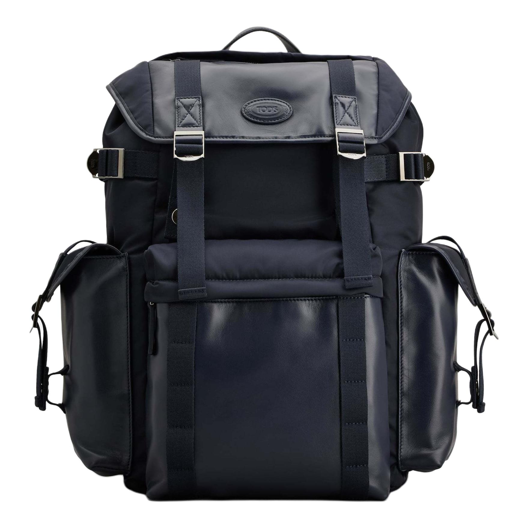 TOD'S Тканевый рюкзак с кожаной спинкой среднего размера мужской синий
TOD'S Тканевый рюкзак с кожаной спинкой среднего размера мужской синий