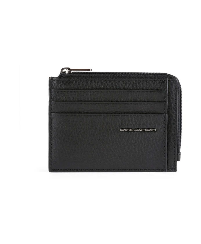Кожаный кошелек для монет с отделением для документов, слотами для кредитных карт, с защитой от RFID-сканирования. Piquadro, черный
Кожаный кошелек для монет с отделением для документов, слотами для кредитных карт, с защитой от RFID-сканирования. Piquadro, черный