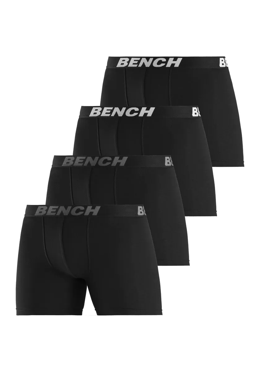 Bench Боксеры (упаковка, 4 шт.), с удлиненными штанинами, черный 
Bench Боксеры (упаковка, 4 шт.), с удлиненными штанинами, черный