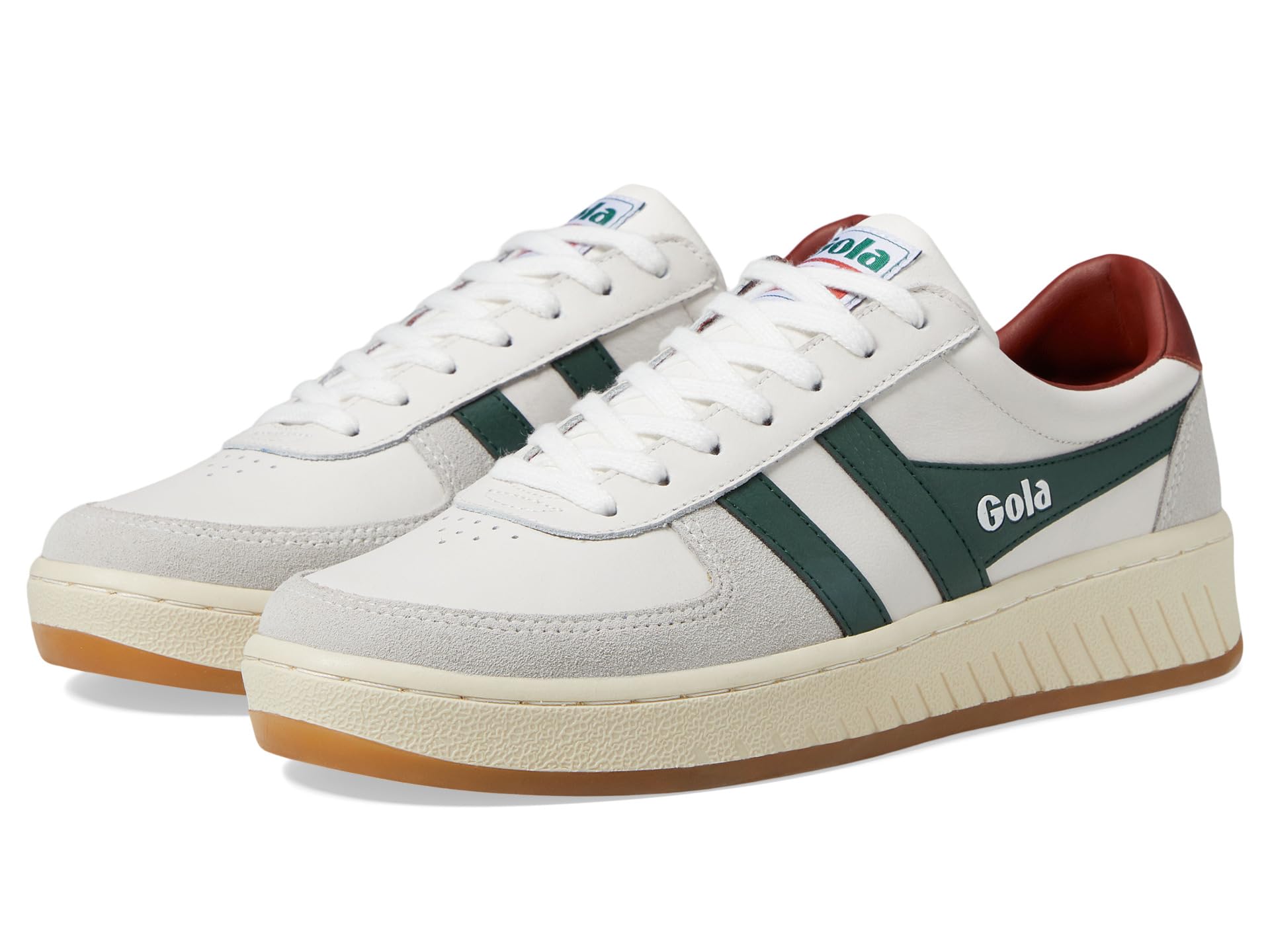 Кроссовки Gola Grandslam Classic, цвет White/Evergreen/Rust
Кроссовки Gola Grandslam Classic, цвет White/Evergreen/Rust