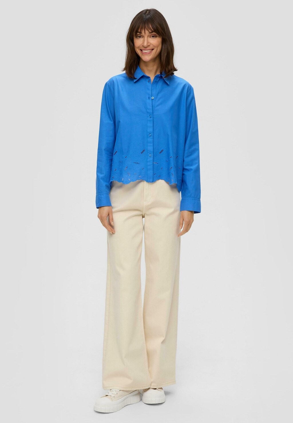 Рубашка-блузка LANGARM MIT BRODERIE ANGLAISE s.Oliver, синий
Рубашка-блузка LANGARM MIT BRODERIE ANGLAISE s.Oliver, синий