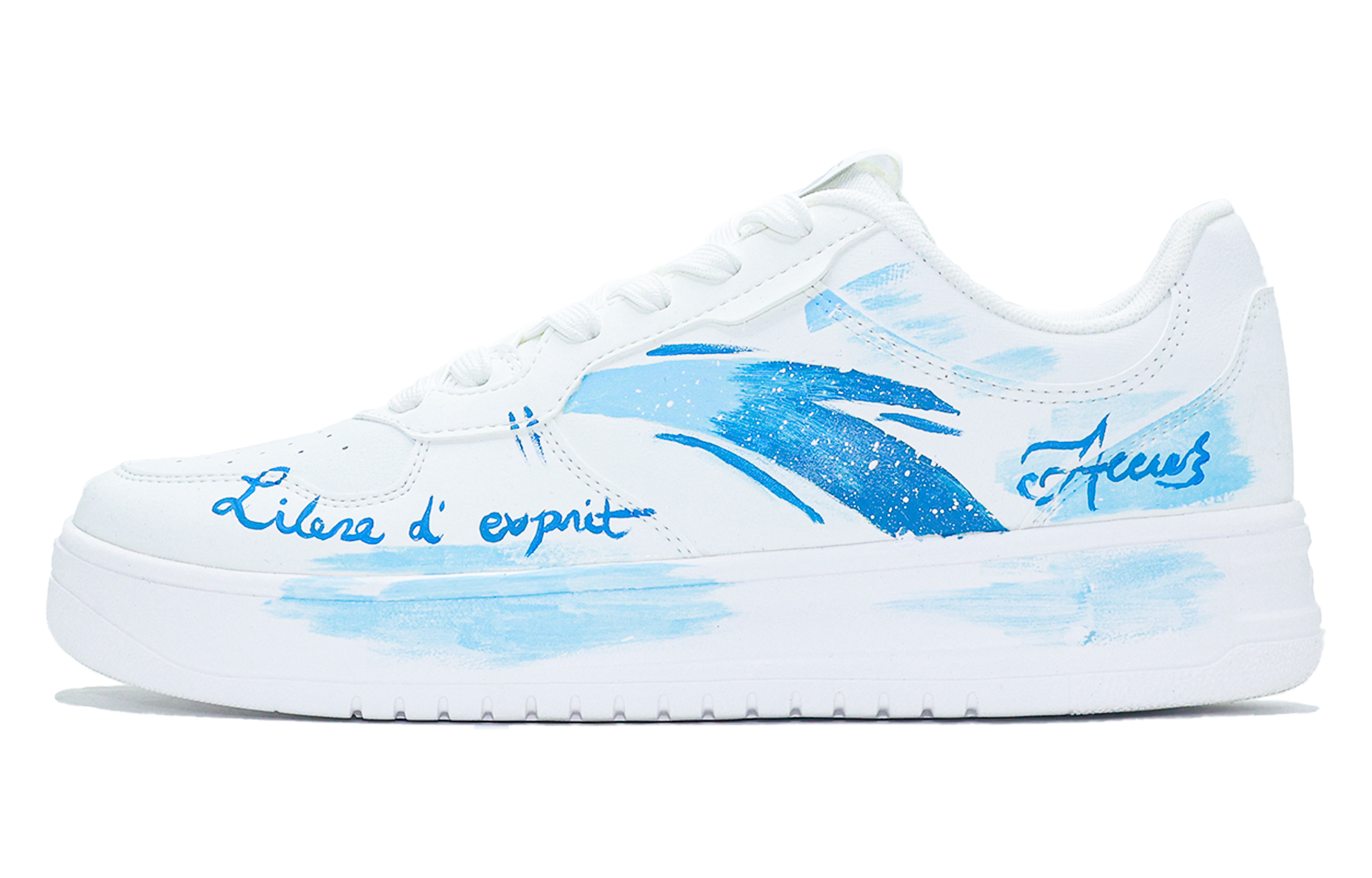 ANTA Комфортные противоскользящие амортизирующие низкие кроссовки для скейтбординга, мужские, белые, синие
ANTA Комфортные противоскользящие амортизирующие низкие кроссовки для скейтбординга, мужские, белые, синие