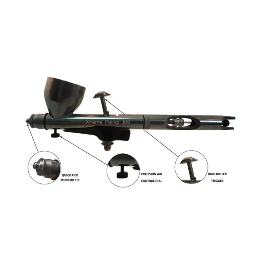 Экстрим Патриот 105, Airbrushes & Accessories (Badger Air-Brush)
Экстрим Патриот 105, Airbrushes & Accessories (Badger Air-Brush)