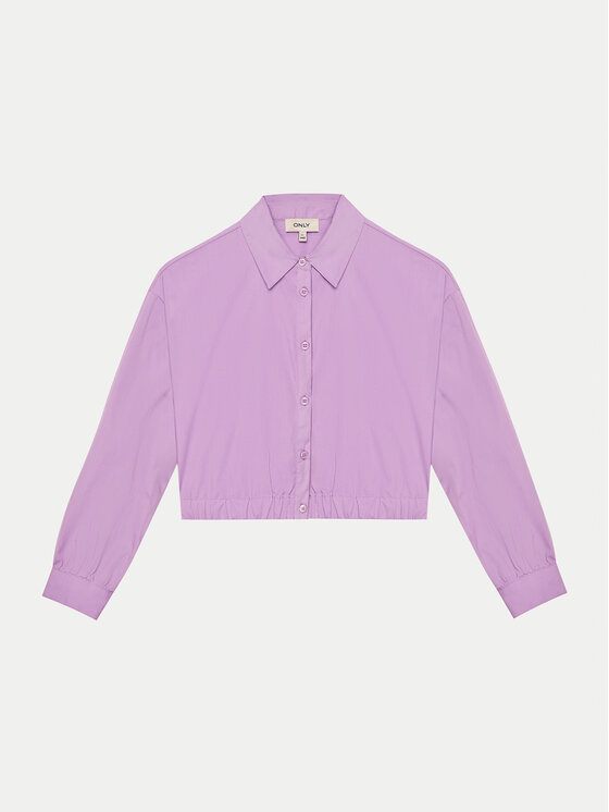 Рубашка обычного кроя Nora 15339618 Kids Only, фиолетовый 
Рубашка обычного кроя Nora 15339618 Kids Only, фиолетовый