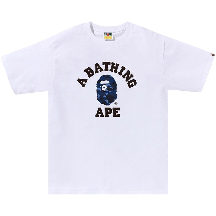 Футболка BAPE Color Camo College Tee 'White/Navy'
Футболка BAPE Color Camo College Tee 'White/Navy'