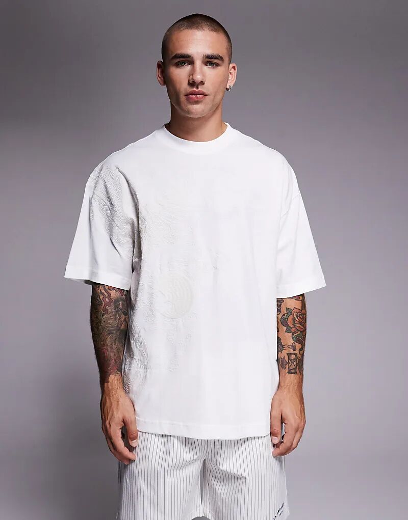 Футболка River Island оверсайз с вышитым фениксом белого цвета
Футболка River Island оверсайз с вышитым фениксом белого цвета