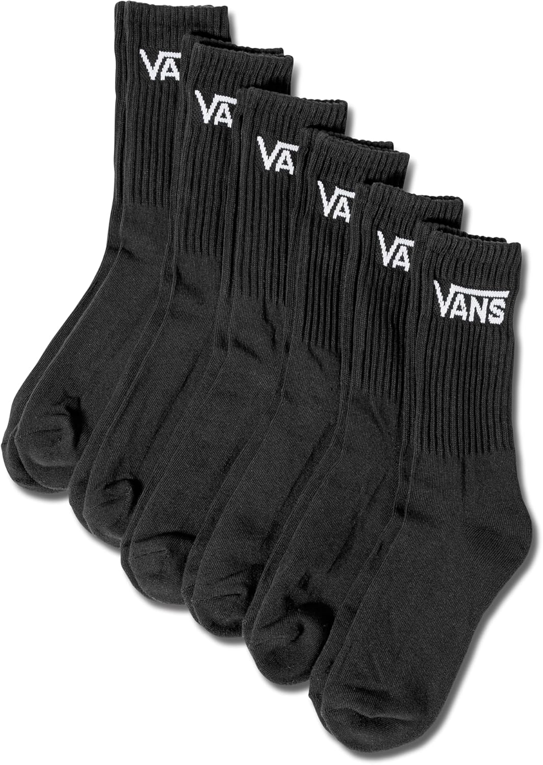 Носки Vans унисекс-взрослые Classics Crew Sock, 6 пар, Black
Носки Vans унисекс-взрослые Classics Crew Sock, 6 пар, Black