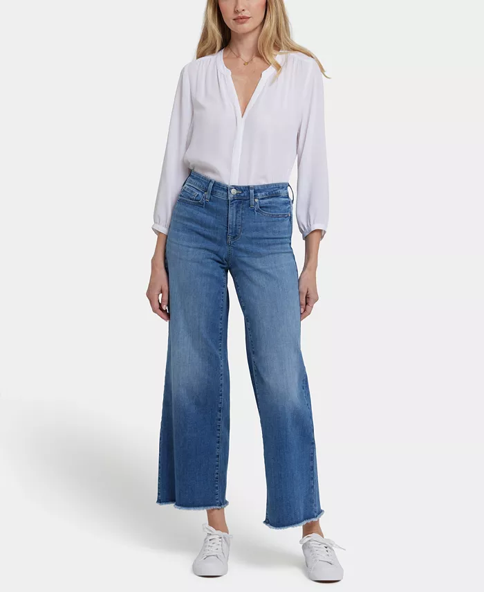 Женские джинсы Teresa с широкими штанинами, укороченные, с рваными краями NYDJ, синий
Женские джинсы Teresa с широкими штанинами, укороченные, с рваными краями NYDJ, синий