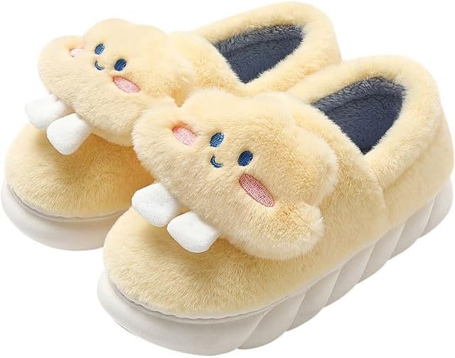 Милые мультяшные хлопковые тапочки с облаками - хлопковые обувь для дома и улицы для женщин, мужчин или девочек, унисекс, выбор для пар, размеры США 4-13 Uivxxud, желтый
Милые мультяшные хлопковые тапочки с облаками - хлопковые обувь для дома и улицы для женщин, мужчин или девочек, унисекс, выбор для пар, размеры США 4-13 Uivxxud, желтый