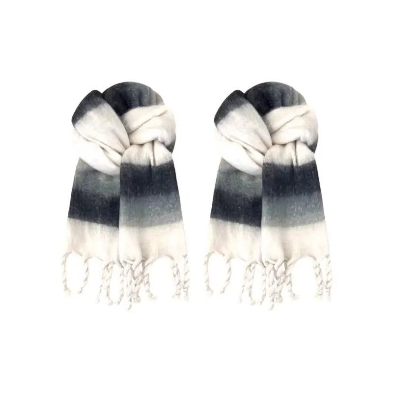 J W Вязаный шарф унисекс, 2 Pack (Black White+Black White)
J W Вязаный шарф унисекс, 2 Pack (Black White+Black White)