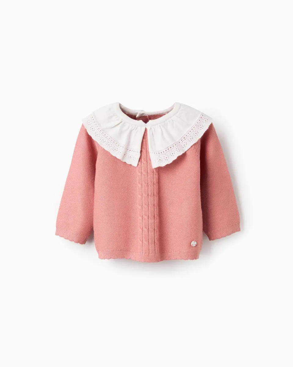 Джемпер для девочки на длинный рукав Zippy, розовый/белый
Джемпер для девочки на длинный рукав Zippy, розовый/белый