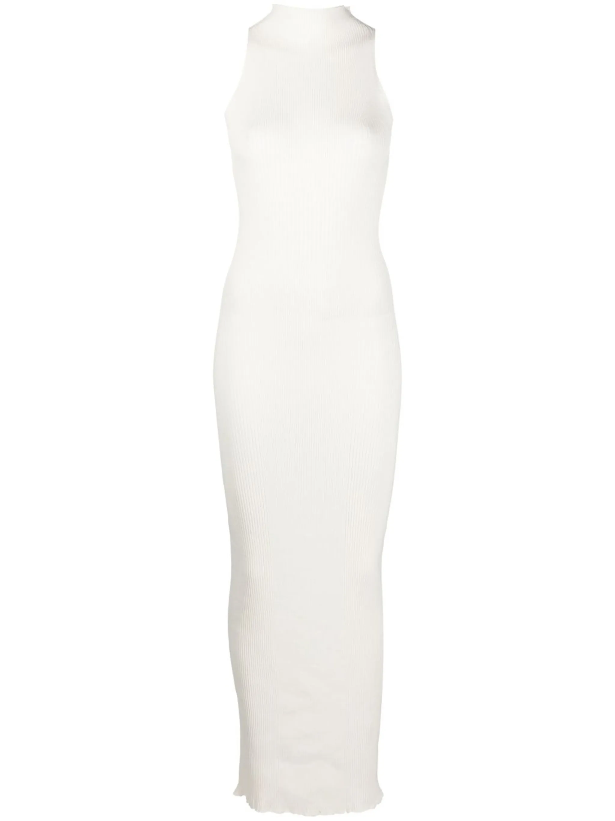 Трикотажное платье макси с высоким воротником Aeron, кремовый
Трикотажное платье макси с высоким воротником Aeron, кремовый