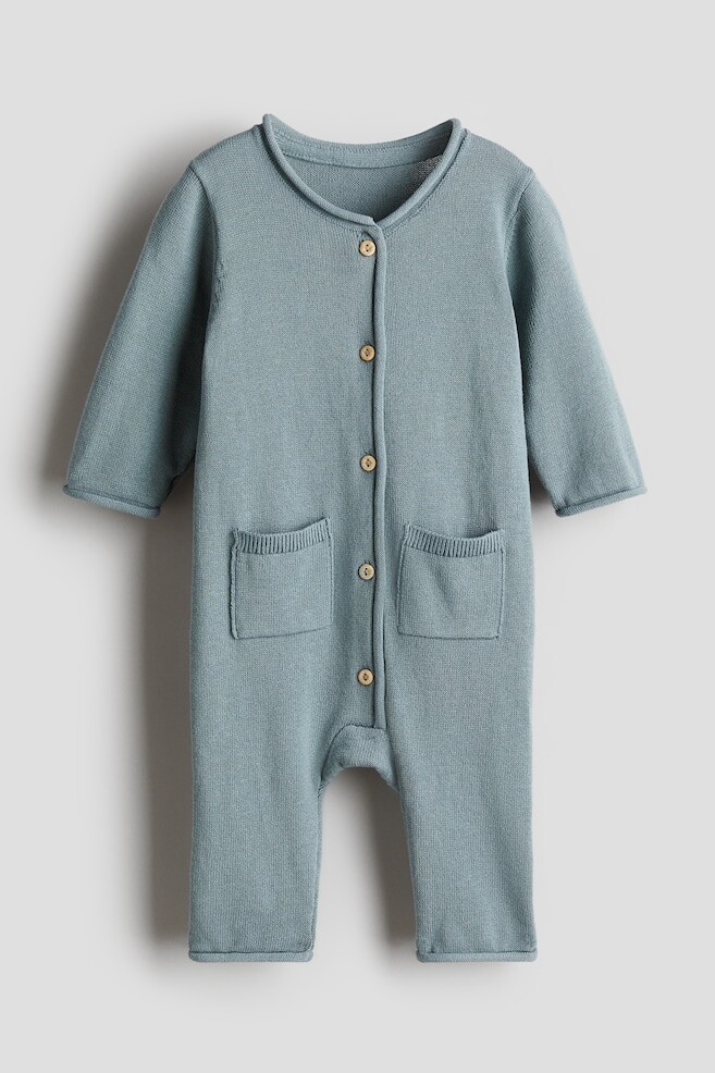 Комбинезон тонкой вязки из хлопка H&M, бирюзовый
Комбинезон тонкой вязки из хлопка H&M, бирюзовый