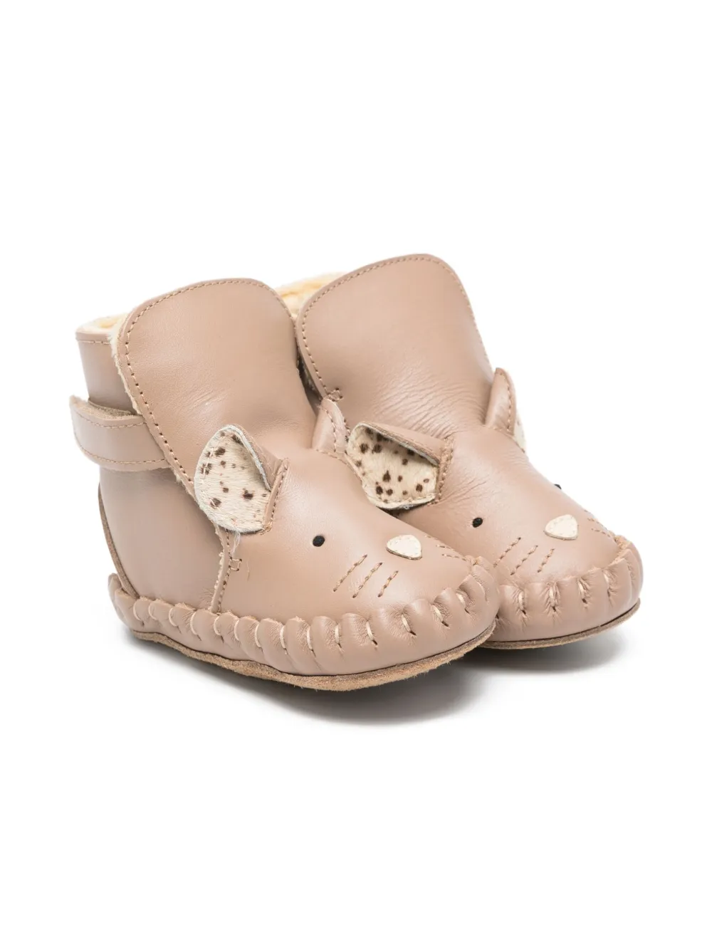 Кожаные пинетки Donsje, коричневый
Кожаные пинетки Donsje, коричневый