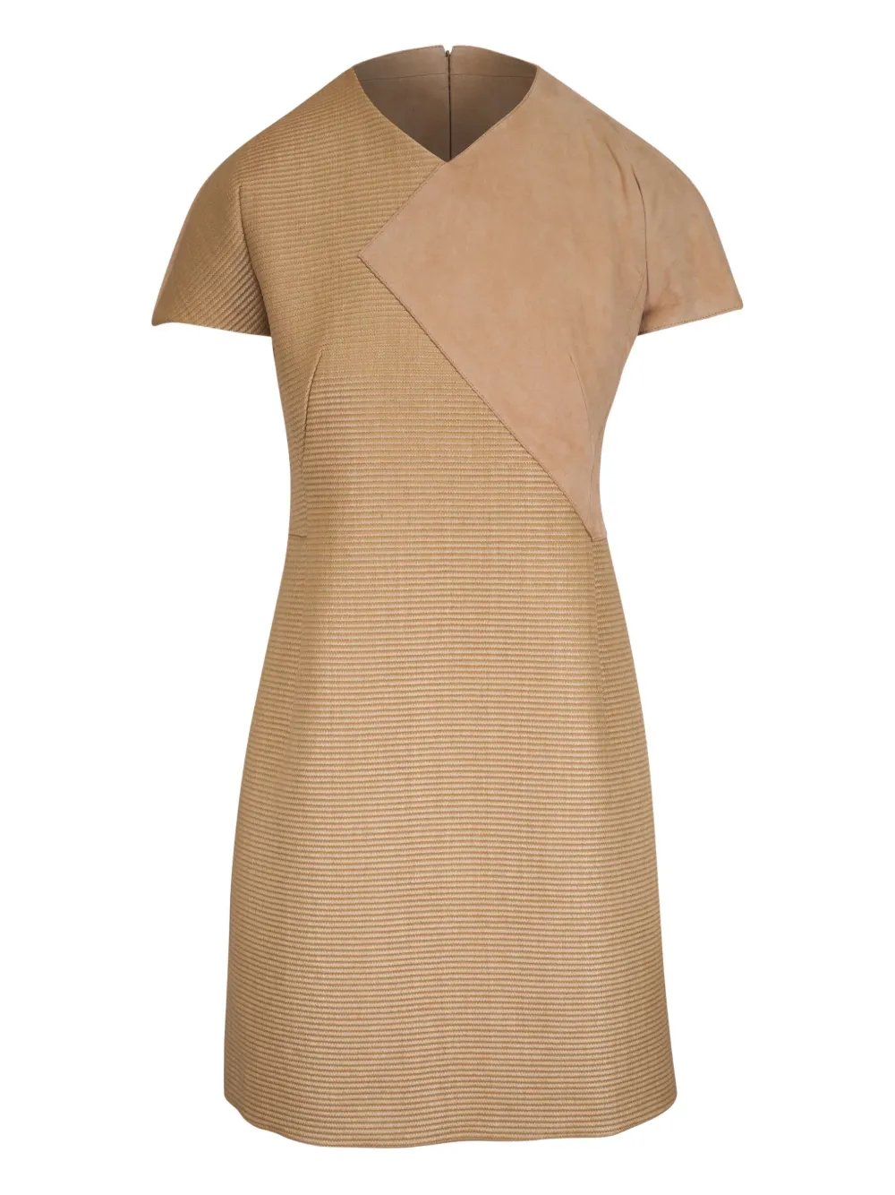 Платье мини асимметричного кроя Akris, нейтральный 
Платье мини асимметричного кроя Akris, нейтральный