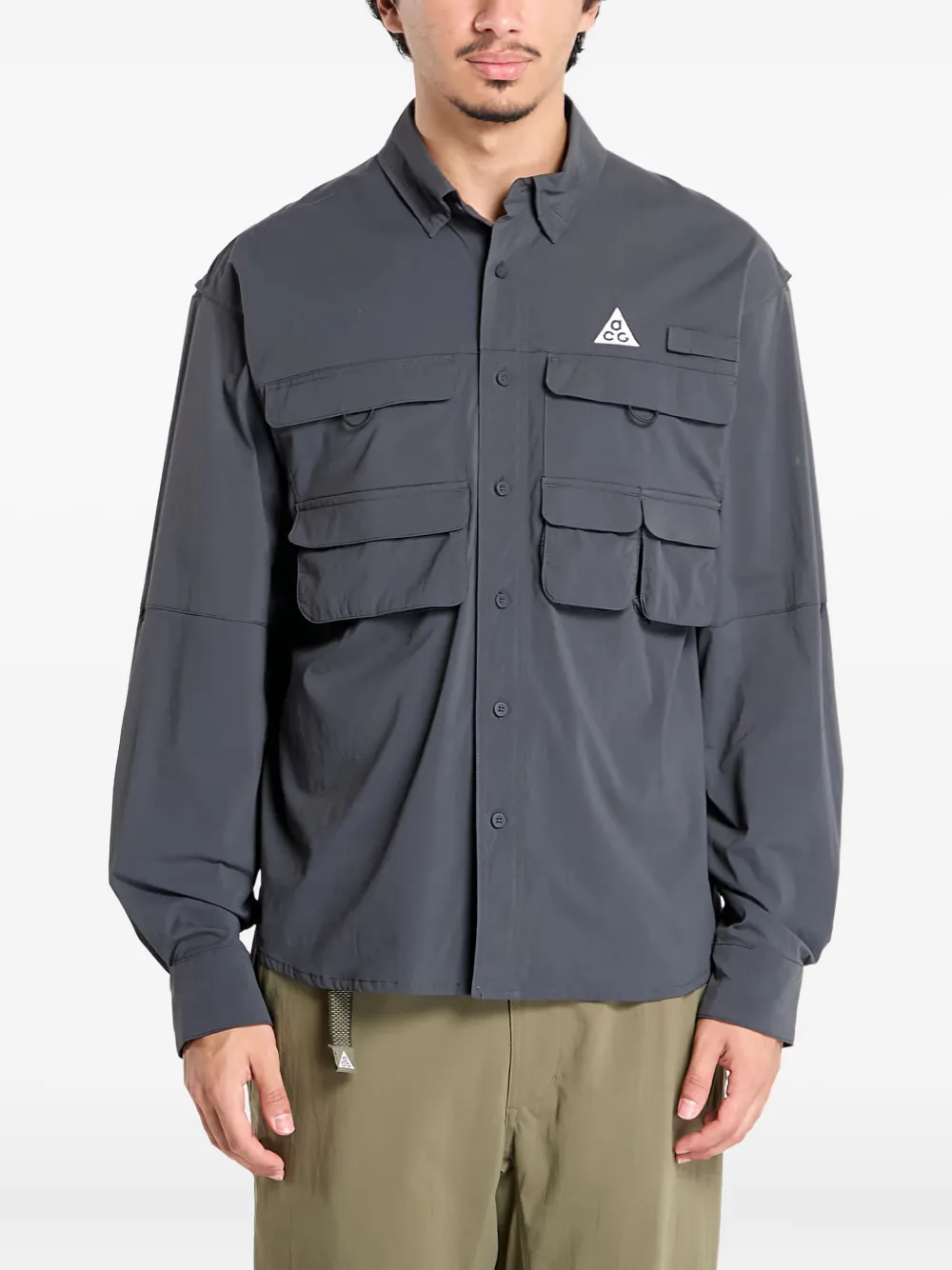 Рубашка с несколькими карманами Orb Weaver Nike, серый
Рубашка с несколькими карманами Orb Weaver Nike, серый