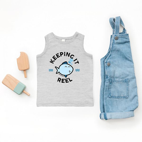 Футболка-майка для малышей Smileyworld Keeping It Reel Fish The Juniper Shop, Heather Grey
Футболка-майка для малышей Smileyworld Keeping It Reel Fish The Juniper Shop, Heather Grey