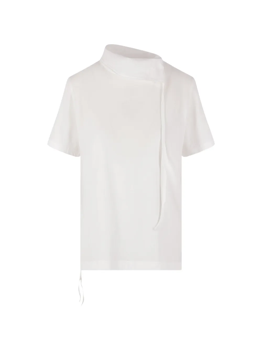 Футболка с имитацией воротника и боковыми завязками Yohji Yamamoto, белый
Футболка с имитацией воротника и боковыми завязками Yohji Yamamoto, белый