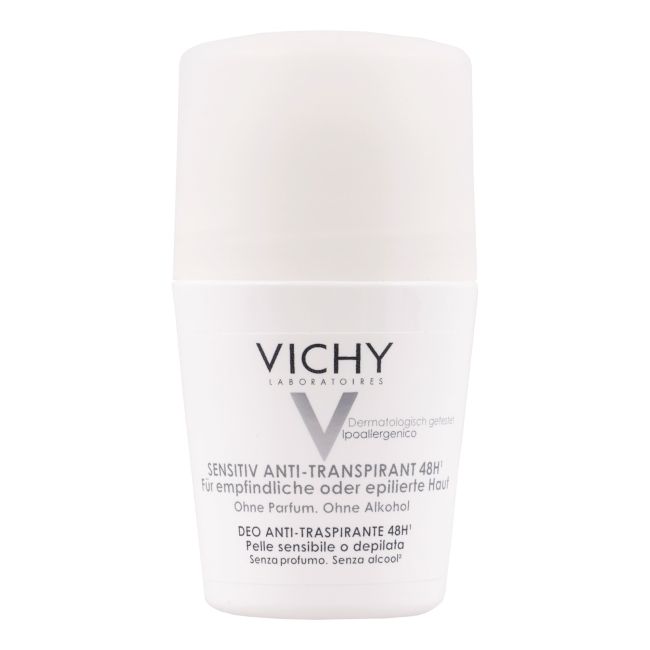 Шариковый дезодорант-антиперспирант Sensitiv anti-transpirant 48 часов Vichy, 50 мл
Шариковый дезодорант-антиперспирант Sensitiv anti-transpirant 48 часов Vichy, 50 мл