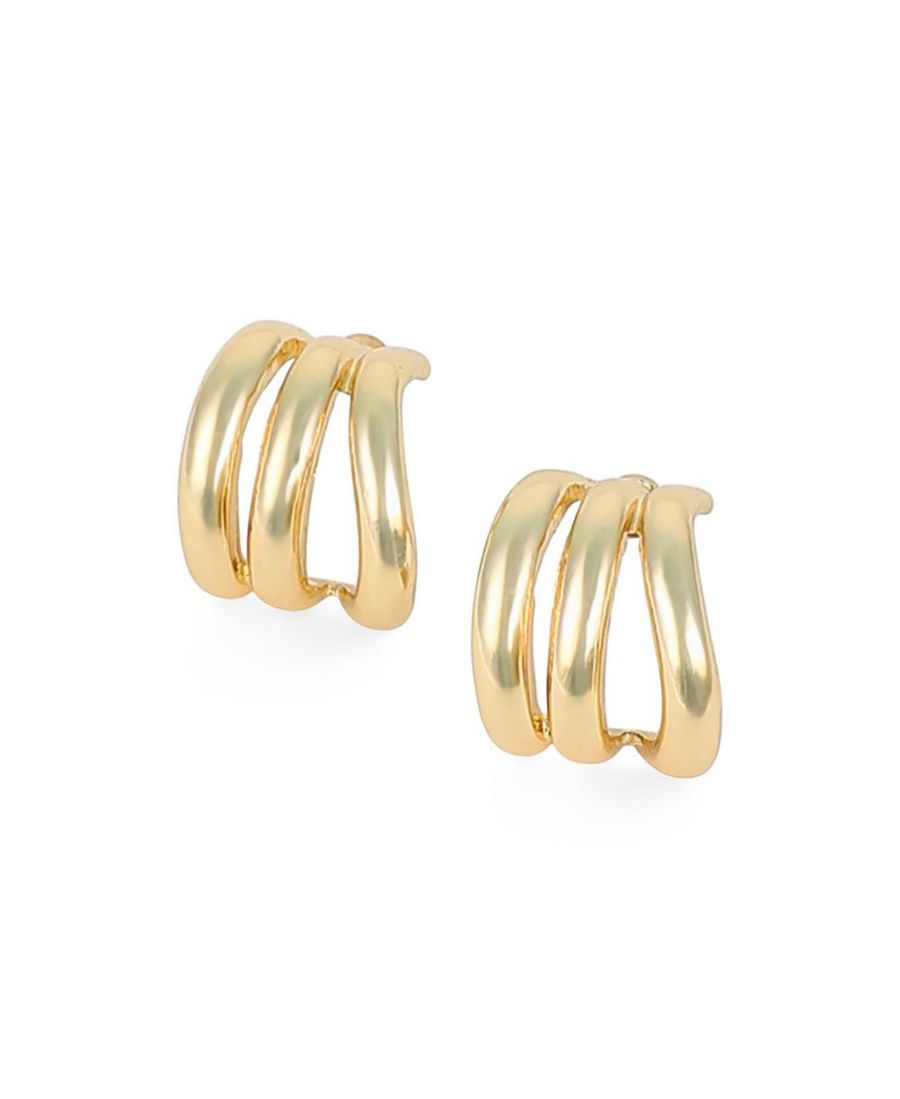 Женские серьги-кольца The Triad-Line Hoop Earrings - California Gold SOHI, Gold
Женские серьги-кольца The Triad-Line Hoop Earrings - California Gold SOHI, Gold