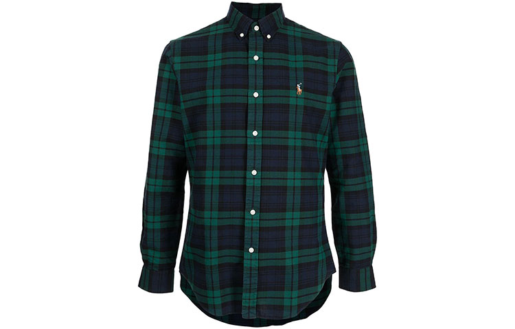 Рубашка на пуговицах поло в клетку Polo Ralph Lauren, зелёная
Рубашка на пуговицах поло в клетку Polo Ralph Lauren, зелёная