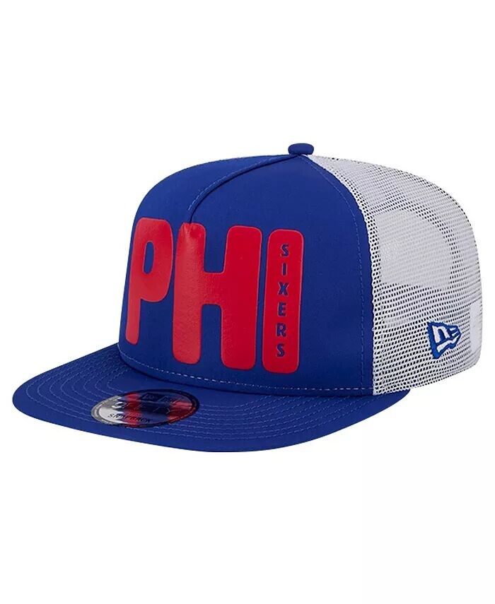 Мужская бейсболка Royal Philadelphia 76ers с пышным принтом Team Code A-Frame 9FIFTY Trucker Snapback New Era, синий
Мужская бейсболка Royal Philadelphia 76ers с пышным принтом Team Code A-Frame 9FIFTY Trucker Snapback New Era, синий