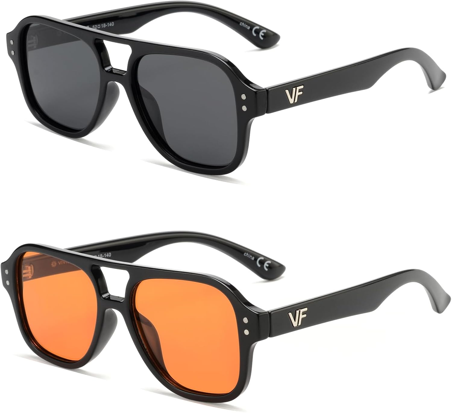 Солнцезащитные очки-авиаторы OUWEN в стиле ретро, поляризованные, квадратной формы, для женщин и мужчин, модные дизайнерские прямоугольные солнцезащитные очки в стиле 70-х OW2239, Black&orange
Солнцезащитные очки-авиаторы OUWEN в стиле ретро, поляризованные, квадратной формы, для женщин и мужчин, модные дизайнерские прямоугольные солнцезащитные очки в стиле 70-х OW2239, Black&orange