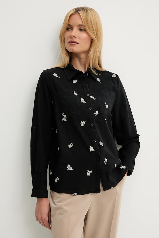 Хлопковая рубашка Answear.Lab, черный
Хлопковая рубашка Answear.Lab, черный