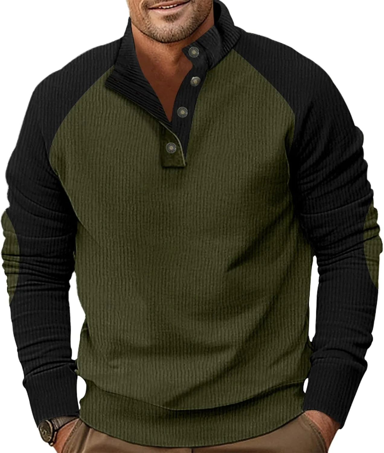 Мужская коричневая рубашка из вельвета с полуворотником domirica
Мужская коричневая рубашка из вельвета с полуворотником domirica