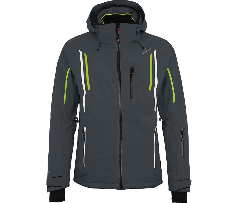 BERGSON Мужская утеплённая горнолыжная куртка, водонепроницаемость 20 000 мм водяного столба, серая
BERGSON Мужская утеплённая горнолыжная куртка, водонепроницаемость 20 000 мм водяного столба, серая