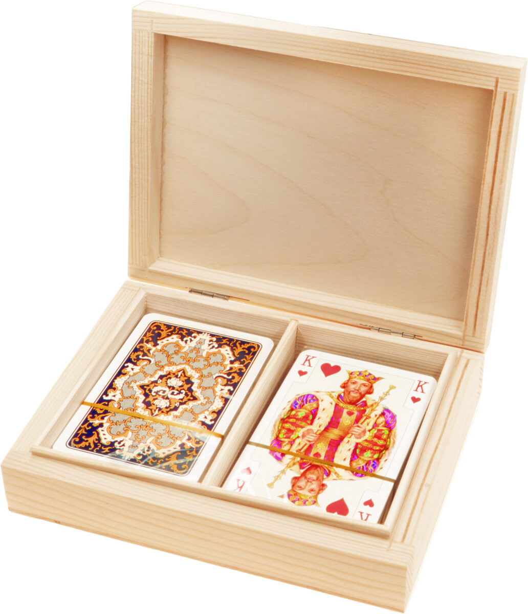 Роскошные Игровые Карты Piatnik Lux В Деревянной Коробке*
Роскошные Игровые Карты Piatnik Lux В Деревянной Коробке*