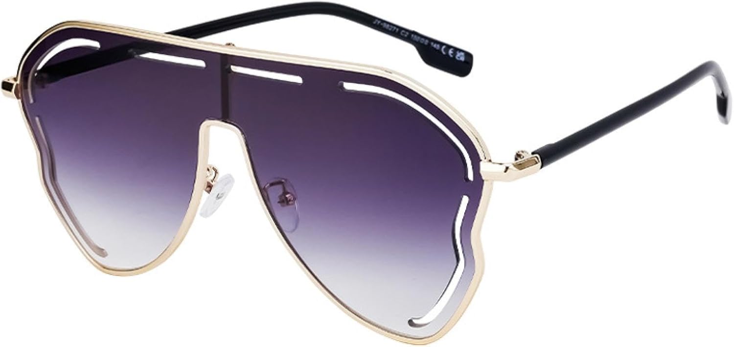 Большие солнцезащитные очки-щиток в стиле панк для женщин, роскошные, с металлическим корпусом, в большой оправе, с защитой от УФ-излучения UV400 TOIPASTN, C2golddoublegray
Большие солнцезащитные очки-щиток в стиле панк для женщин, роскошные, с металлическим корпусом, в большой оправе, с защитой от УФ-излучения UV400 TOIPASTN, C2golddoublegray