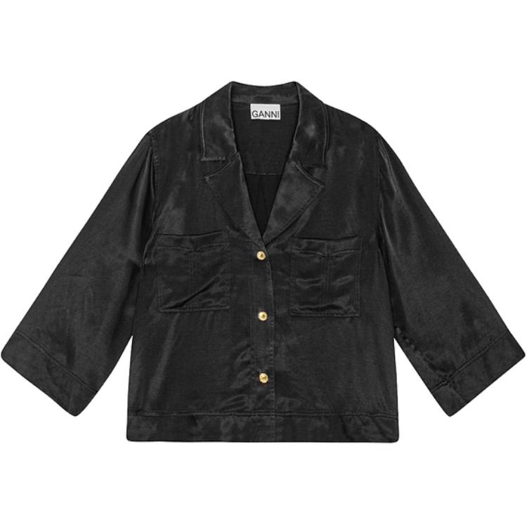 Футболка женская черная GANNI
Футболка женская черная GANNI