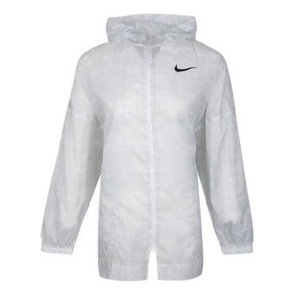 Куртка спортивная тканая куртка пальто белая Nike, белый 
Куртка спортивная тканая куртка пальто белая Nike, белый