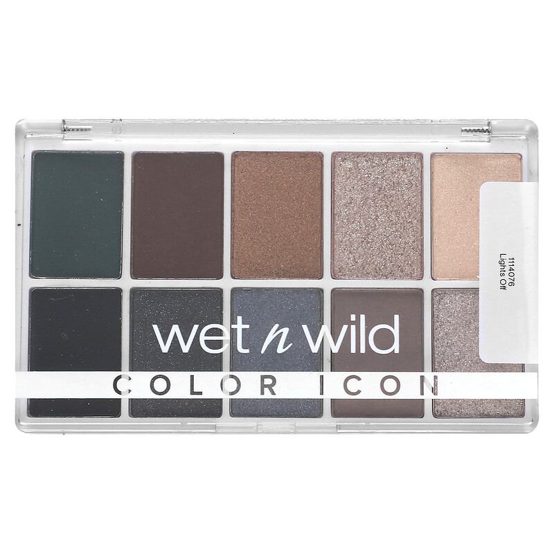 wet n wild, Color Icon, палитра теней из 10 оттенков, Light Off, 12 г (0,42 унции)
wet n wild, Color Icon, палитра теней из 10 оттенков, Light Off, 12 г (0,42 унции)