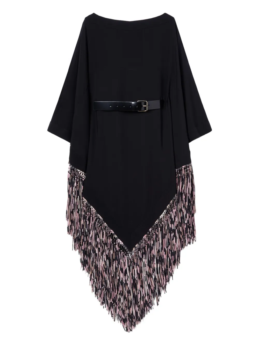 Кафтан с поясом и бахромой PUCCI, черный
Кафтан с поясом и бахромой PUCCI, черный