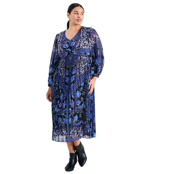 Женское платье с запахом и плиссировкой Harmony Twist Front Plus Size Avenue, Blue Harmony Placement
Женское платье с запахом и плиссировкой Harmony Twist Front Plus Size Avenue, Blue Harmony Placement