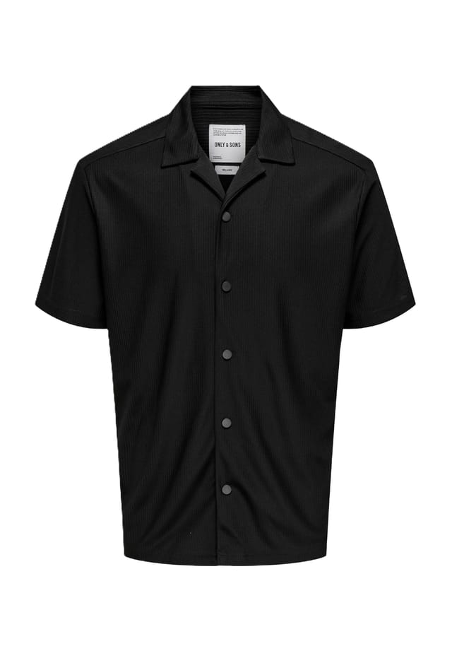 Повседневная рубашка с коротким рукавом и воротником-лацканами Only & Sons, черный
Повседневная рубашка с коротким рукавом и воротником-лацканами Only & Sons, черный