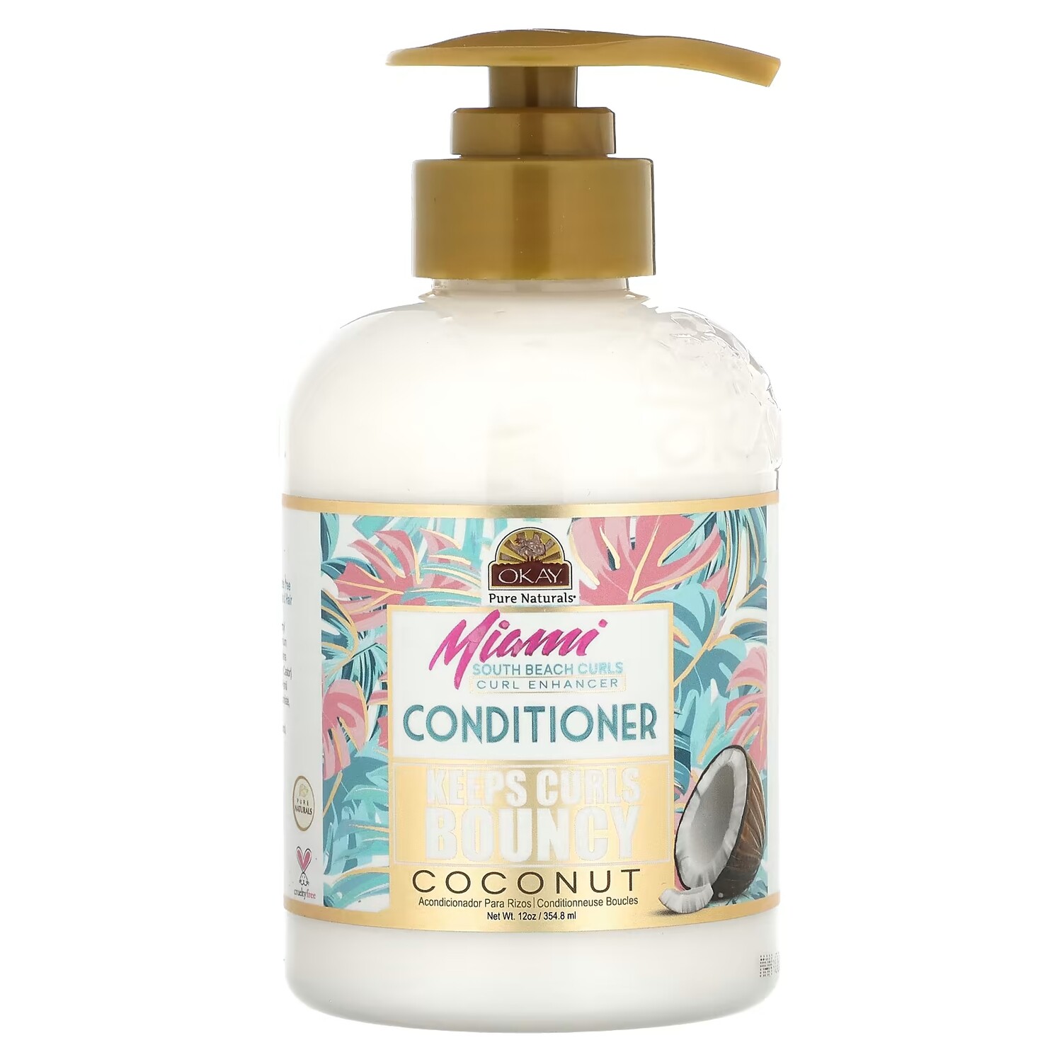 Кондиционер для волос Okay Pure Naturals Miami South Beach Curls с кокосом, 354,8 мл
Кондиционер для волос Okay Pure Naturals Miami South Beach Curls с кокосом, 354,8 мл