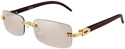 Винтажные модные солнцезащитные очки без оправы со стразами, 2026 год, популярные очки с бриллиантами и металлическим покрытием, для мужчин и женщин, унисекс MTZJH, C6
Винтажные модные солнцезащитные очки без оправы со стразами, 2026 год, популярные очки с бриллиантами и металлическим покрытием, для мужчин и женщин, унисекс MTZJH, C6