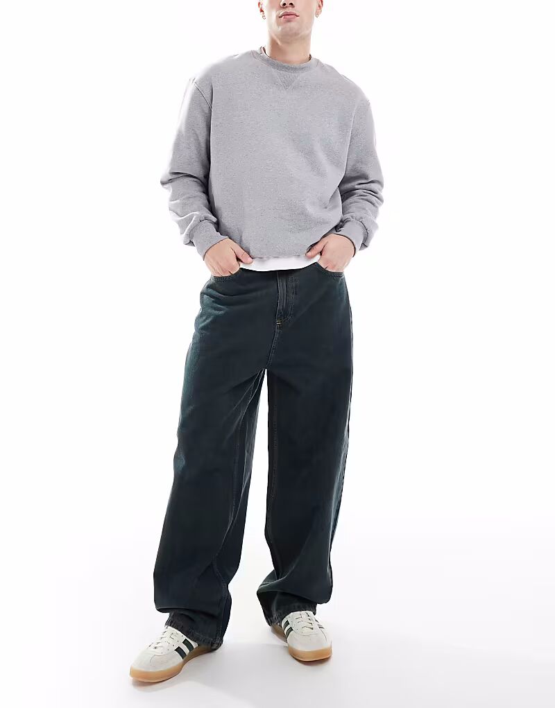 Джинсы Antifit средней посадки X001 темно-зеленого цвета Collusion
Джинсы Antifit средней посадки X001 темно-зеленого цвета Collusion