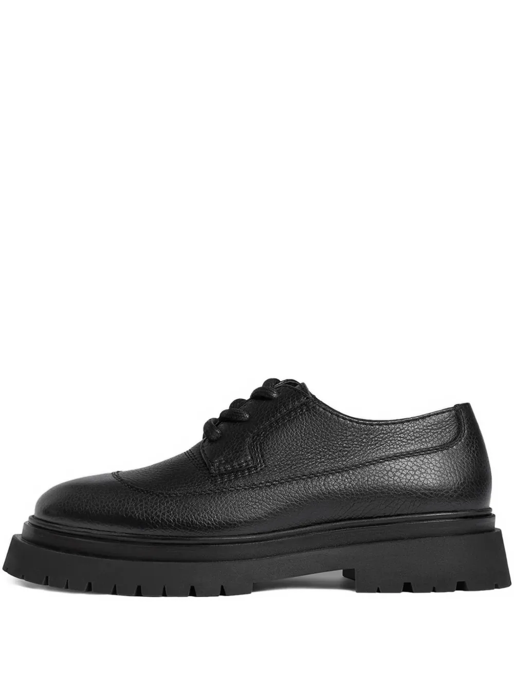 Дерби из шагреневой кожи Rennes Manière De Voir, черный 
Дерби из шагреневой кожи Rennes Manière De Voir, черный