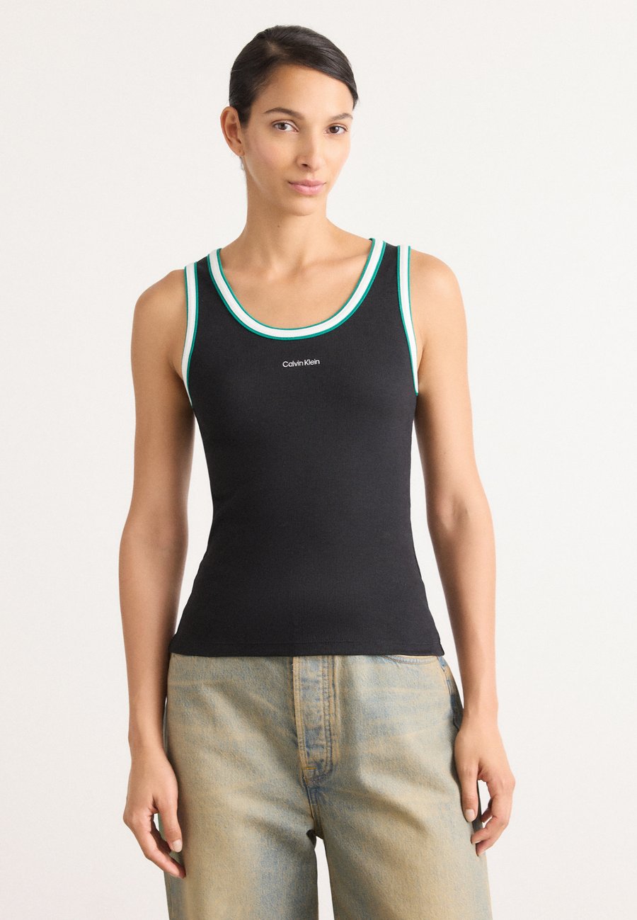 Топ Calvin Klein Jeans COLOR BLOCK CREW TANK, Black
Топ Calvin Klein Jeans COLOR BLOCK CREW TANK, Black