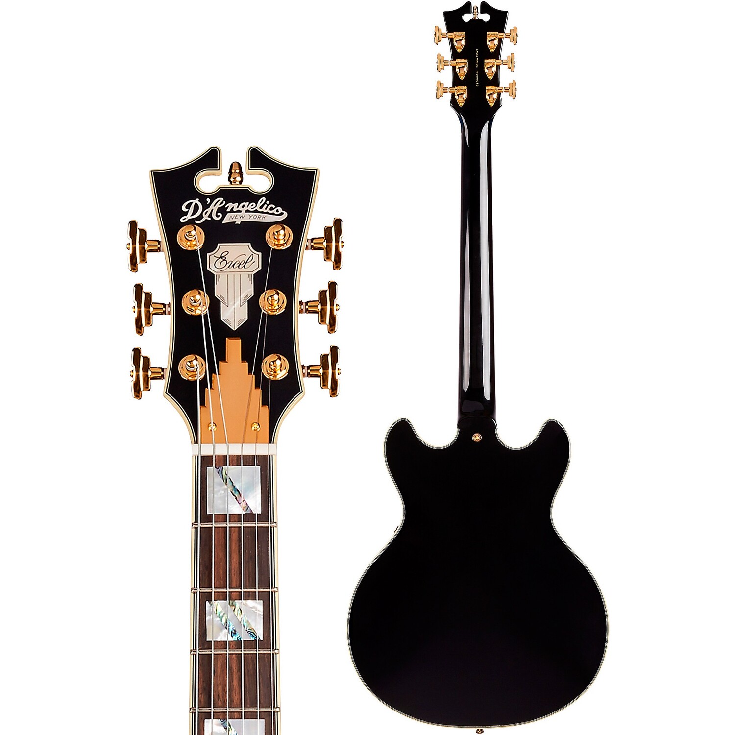 Полуполая электрогитара D'Angelico Excel Mini DC, черная
Полуполая электрогитара D'Angelico Excel Mini DC, черная