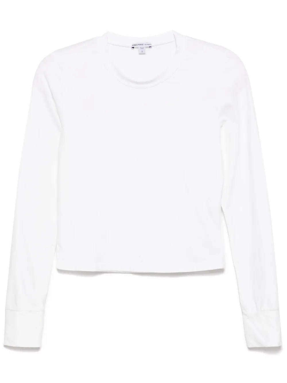 Укороченная футболка с длинными рукавами James Perse, белый
Укороченная футболка с длинными рукавами James Perse, белый