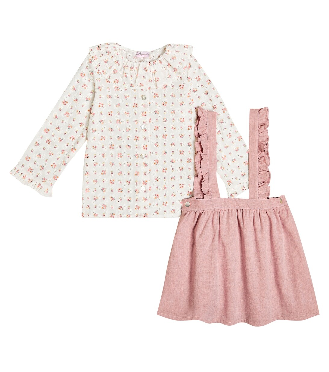 Рубашка и юбка Agata из смесового хлопка La Coqueta, розовый
Рубашка и юбка Agata из смесового хлопка La Coqueta, розовый