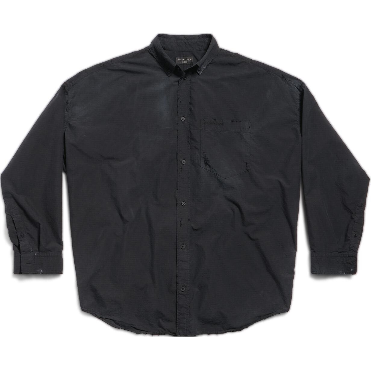 Рубашка мужская черная Balenciaga, черный
Рубашка мужская черная Balenciaga, черный