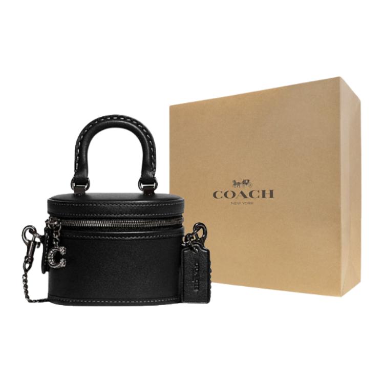 COACH Кожаная сумка через плечо миниатюрная черная
COACH Кожаная сумка через плечо миниатюрная черная